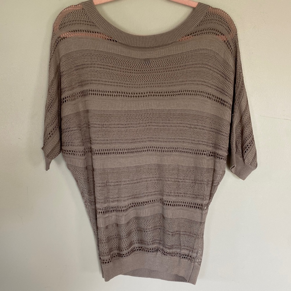 Express Mesh Dolman Sleeve Sweater - XS